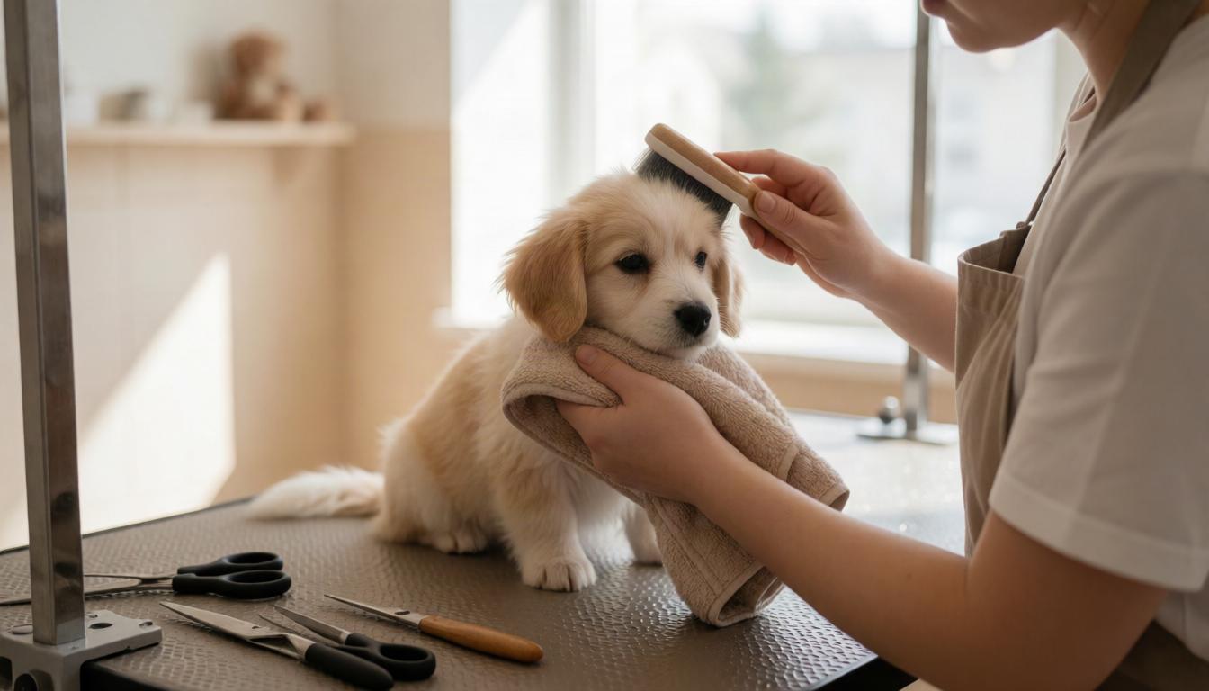 Calm grooming for sensitive pets